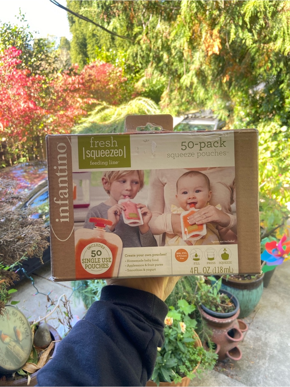 Infantino 50-Pack Fresh Squeezed Single Use Pouches